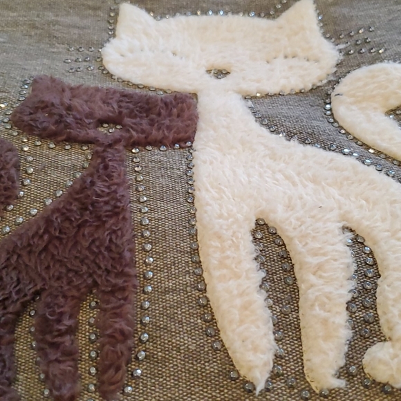 NWOT Bling, Shaggy Cat Bag/Purse - Picture 4 of 8